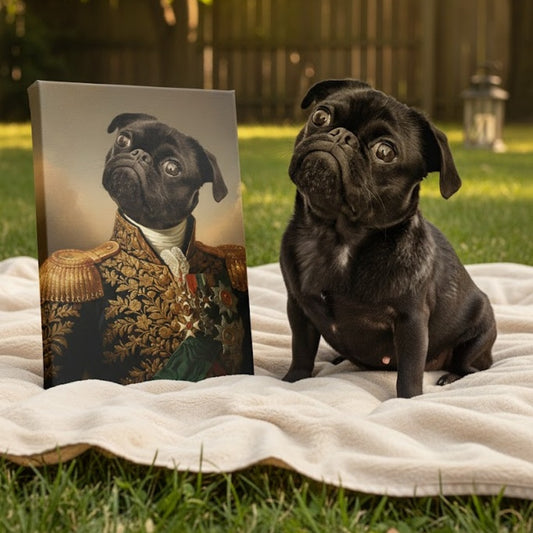 Turn Your Pet Into a Renaissance Admiral like Masterpiece With a LIVE Preview