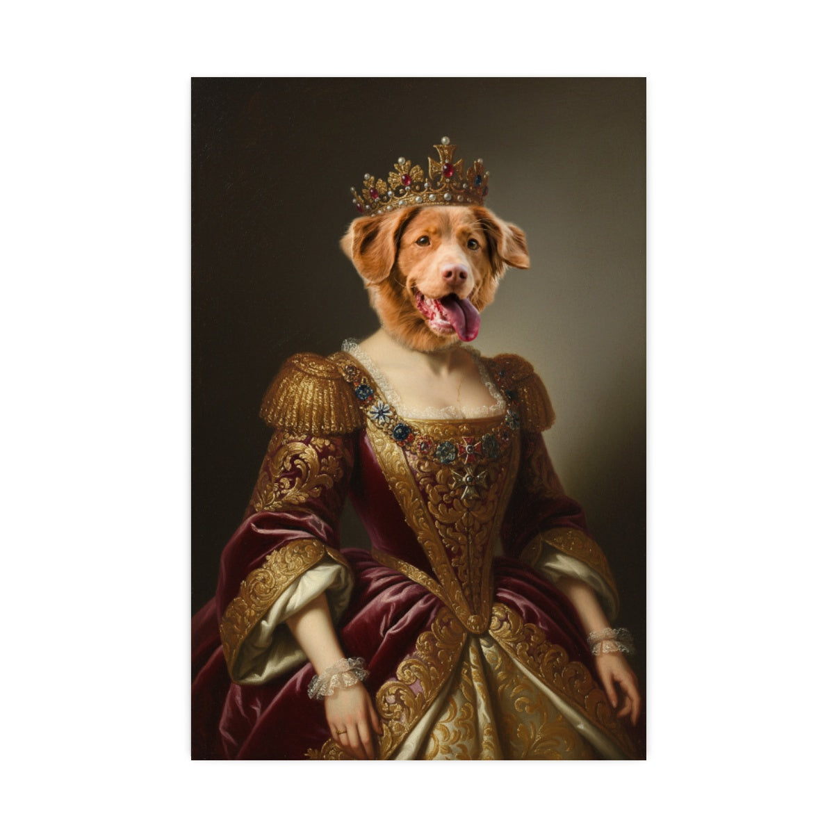 Turn Your Pet Into a Regal Queen Like Masterpiece With a LIVE Preview