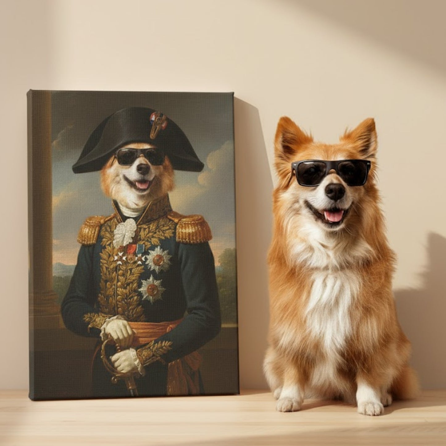 Turn Your Pet Into a Regal Napoleon like Masterpiece With a LIVE Preview