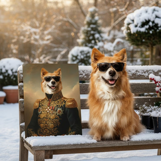 Turn Your Pet Into a Renaissance General like Masterpiece With a LIVE Preview