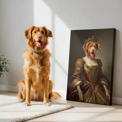 Turn Your Pet Into a Regal Queen Like Masterpiece With a LIVE Preview