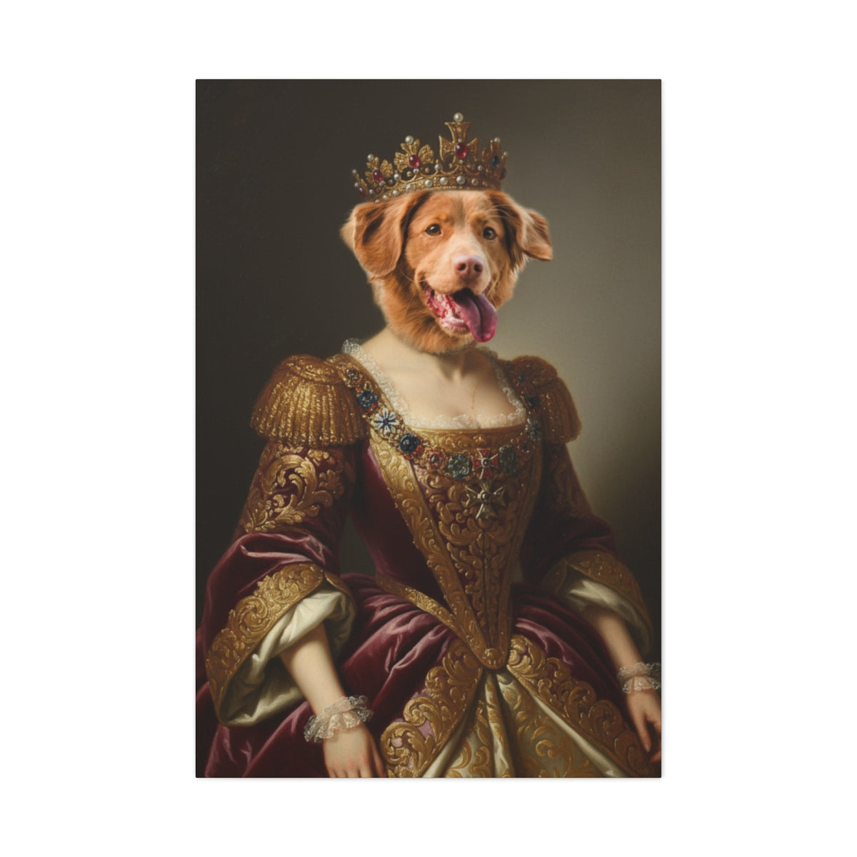 Turn Your Pet Into a Regal Queen Like Masterpiece With a LIVE Preview
